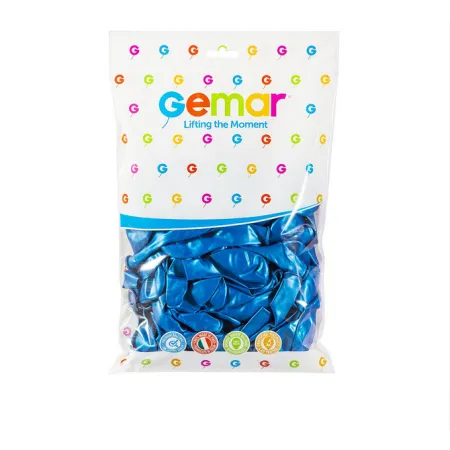 Balony metaliczne granatowe 100szt.